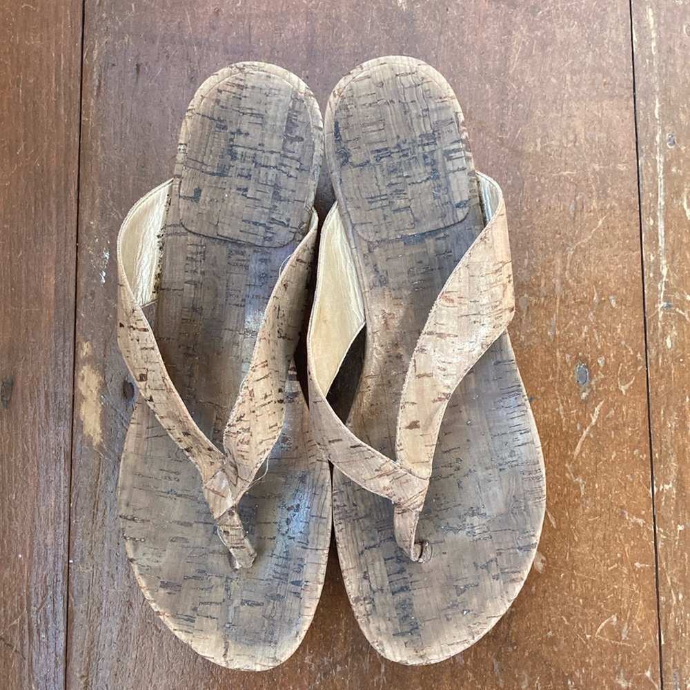 Stuart weitzman cork shoes